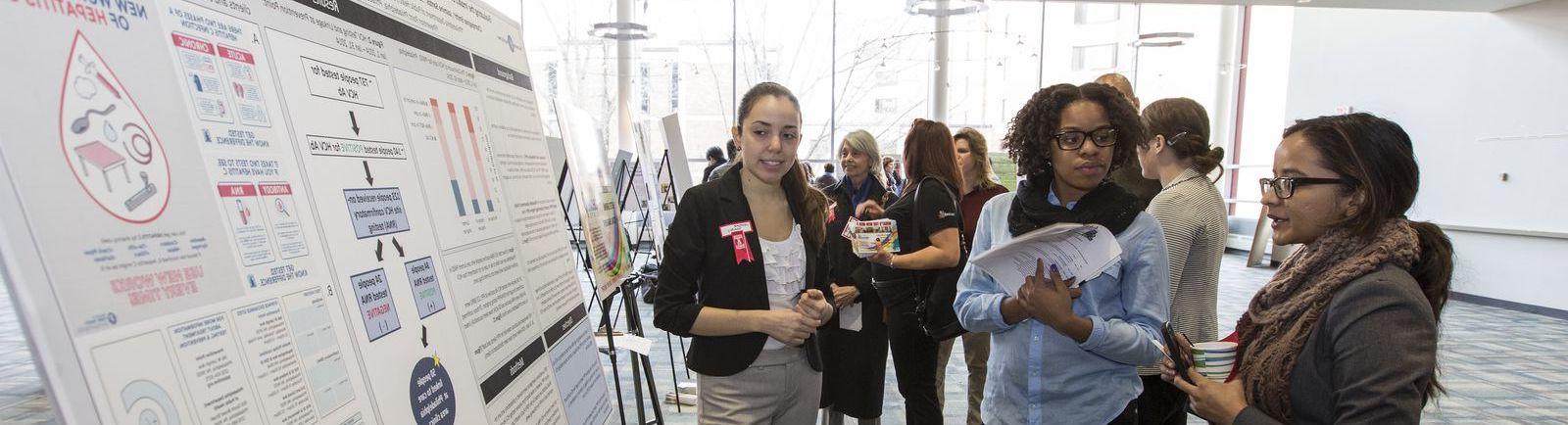 College of Public Health students share research findings with the public.